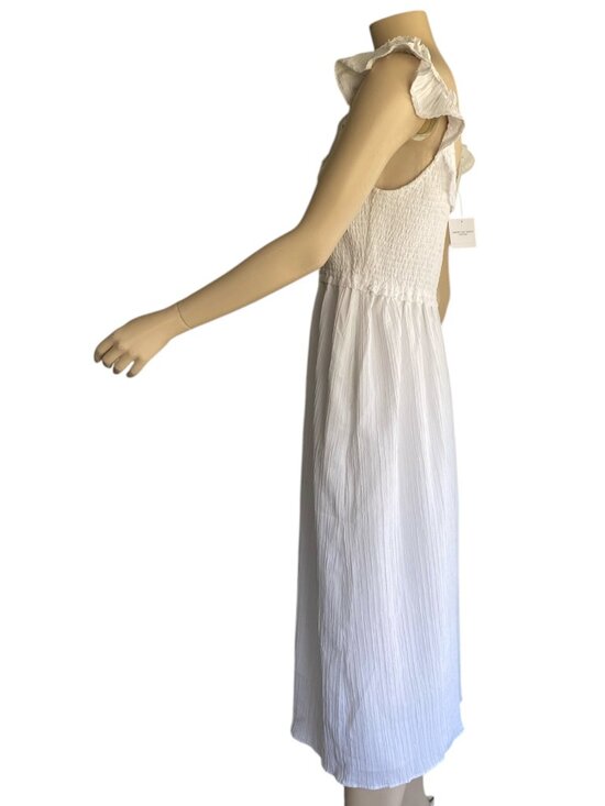 American Eagle NWT Flutter Sleeve Smocked Dress SZ M - Picture 3 of 14